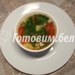Суп из замороженной овощной смеси